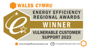 Energy Efficiency Regional Awards WINNER Wales 2023